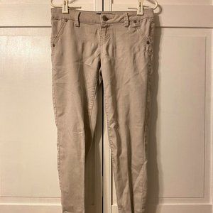 Grey Low Rise Skinny Jeans